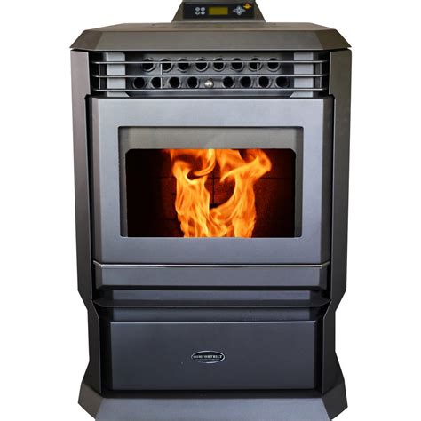 Pellet stove with thermostat